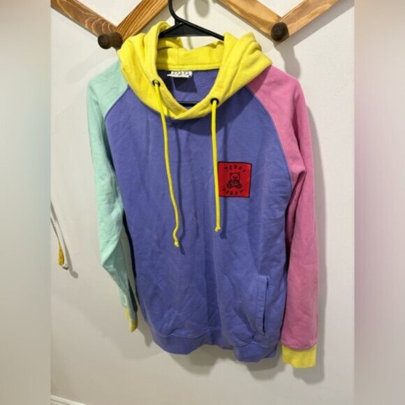 Teddy Fresh Color Block Hoodie Men, size L - Picture 3 of 9